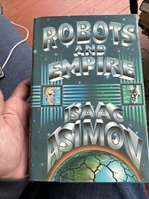 ISAAC ASIMOV ROBOTS AND EMPIRE 1985 TRUE FIRST EDITION GUTTER CODE PG 382 P032