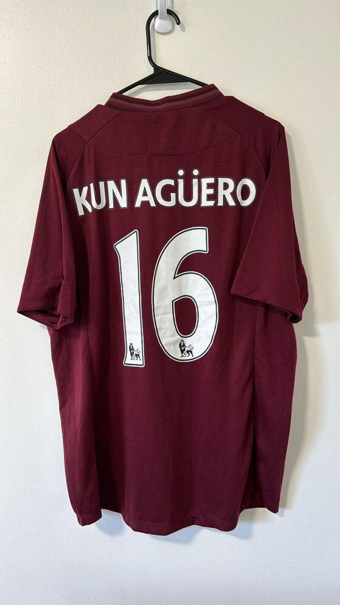 Manchester City Away 2012/13 #16 Agüero (Large) | eBay