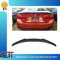 Adatto Per Bmw Serie 4 F32 Coupe M4 Style Spoiler Bagagliaio Posteriore Nero 2014+ Nero Opaco