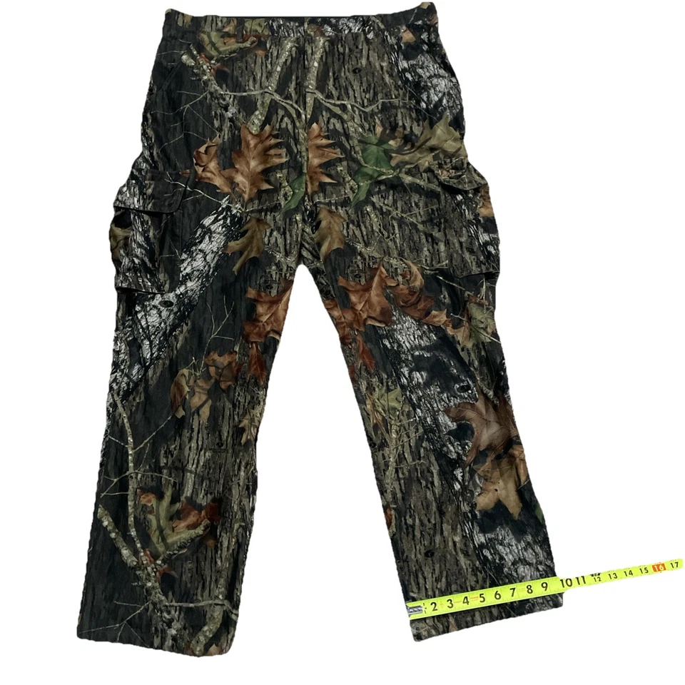 Cabelas Hunting Pants Mens 42x31 Green GoreTex Camo Mossy Oak Break Up Lined - Image 4 of 4
