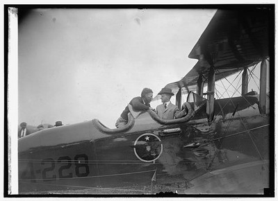 Washington DC Bolling Field Coolidge World Flight Plane Inspection 1924