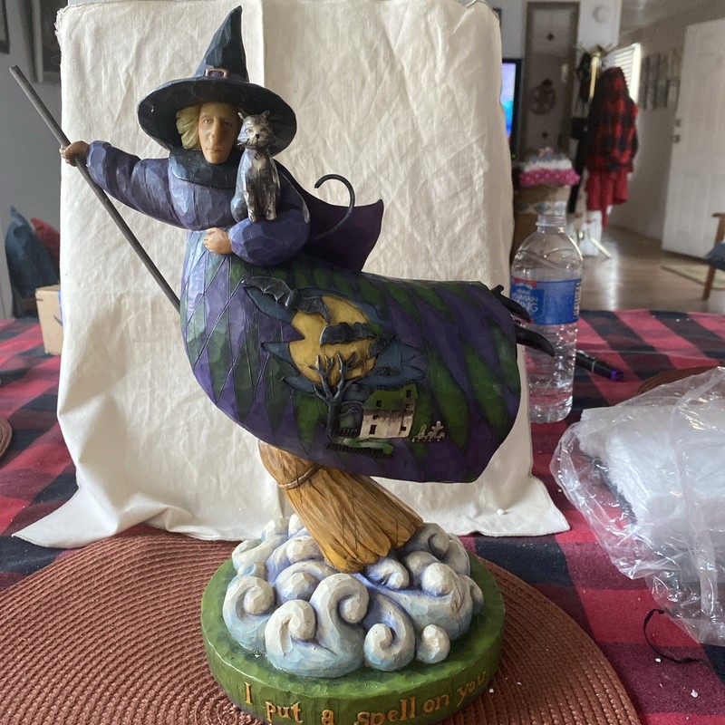 Jim Shore Heartwood Creek Halloween "I Put A Spell On You " #118102
