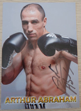 Autograf niemiecki zawodowy bokser Arthur Abraham (123829)