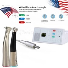 Dental Electric LED Brushless Micro Motor/ 1:1 1:5 Increasing Handpiece USA
