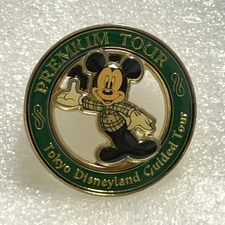 Tokyo Disney Resort GUIDED TOUR Limited Pin Disneyland Mickey Mouse From Japan