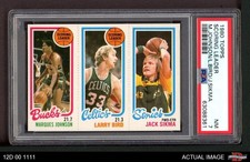 1980 Topps Marques Johnson 143 / 30 / 232 HALL-OF-FAME PSA 7 - NM