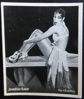 Rare German cig. card of Famous Black Dancer Josephine Baker issued 1933