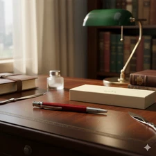 Rolex Ruby Red Oyster Ballpoint Pen V2 New in Box