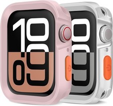 2 Pack Rugged Case for Apple Watch Series 11/10 46mm Shockproof Bumper Cover
