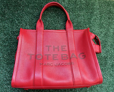 Marc Jacobs The Tote Bag Large Red Tote w/ De...
