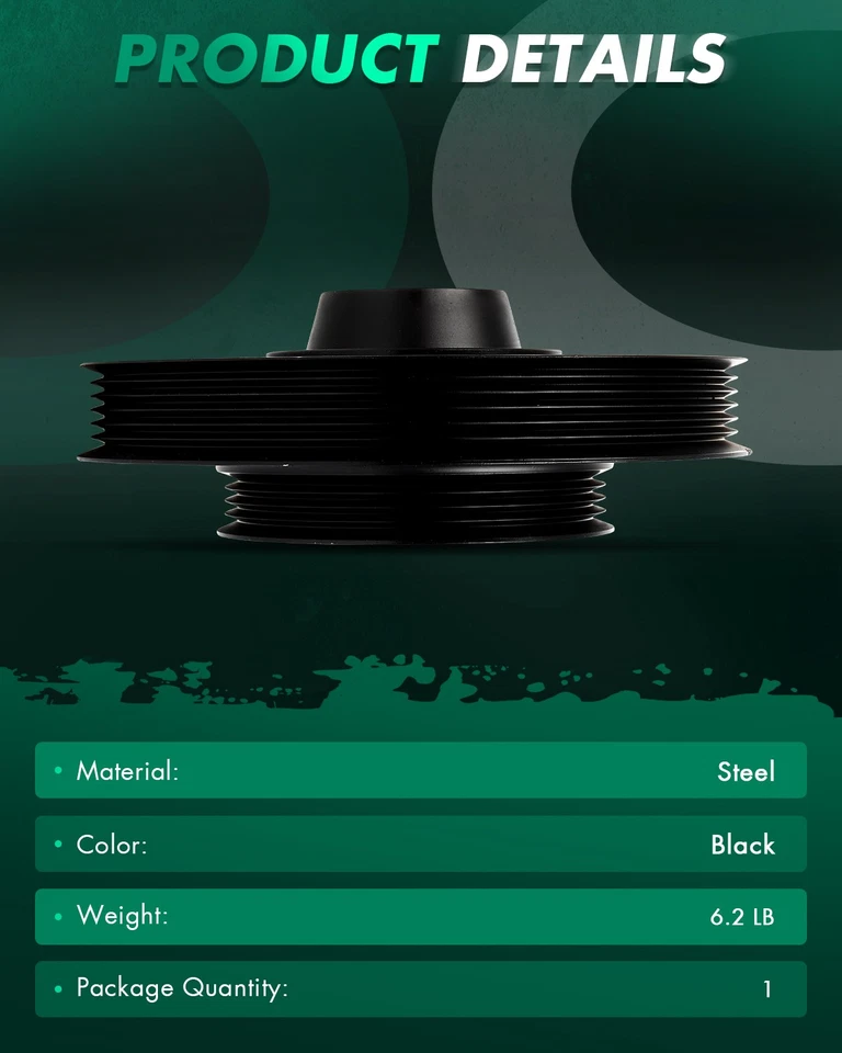 Equilibrador armónico 2,3 L para Honda Accord 1998-2002 Acura CL Isuzu Oasis 1998-1999 Foto 3 de 4