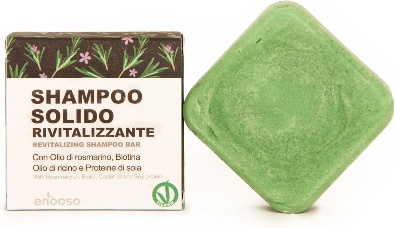 Trattamento Solido Anticaduta Bio - Rosmarino e Olio di Ricino 100g