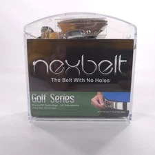 Nexbelt Go-in Pitch Black Pebble Grain Leather Cut to Fit Golf Belt PGC2108