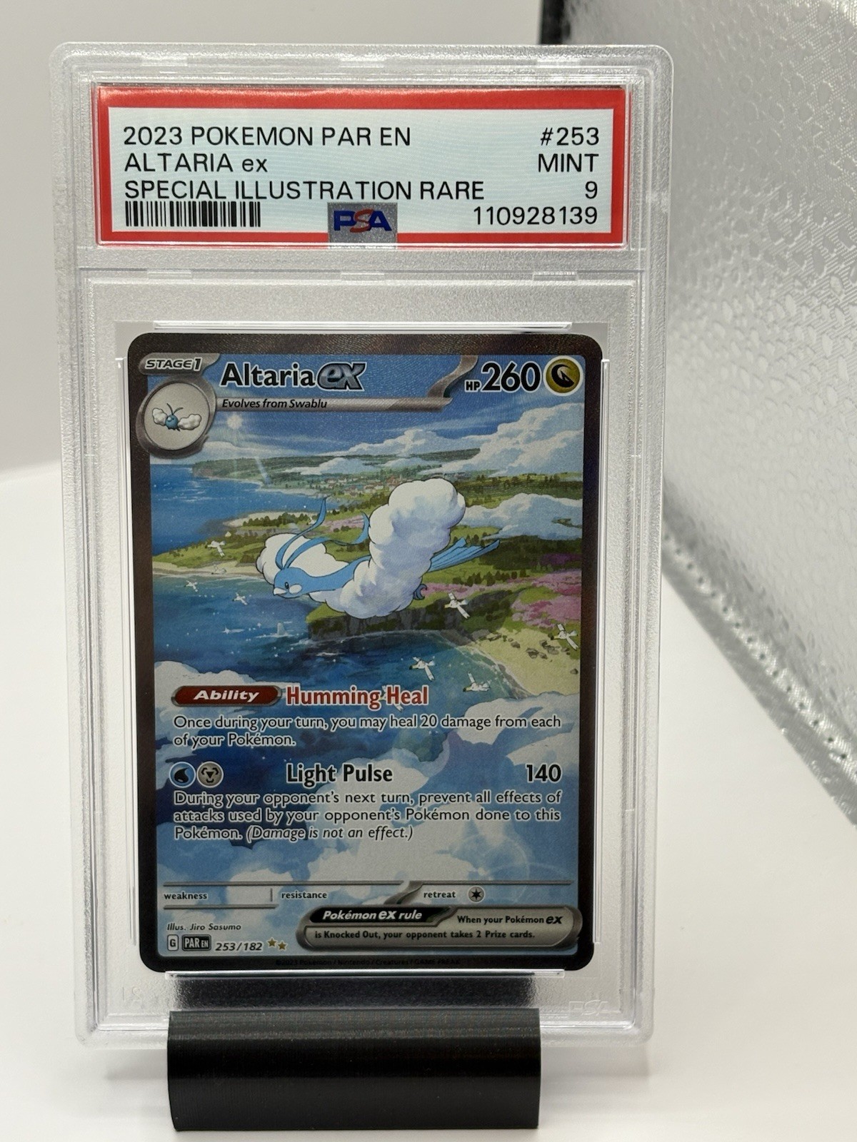 2023 Pokemon Altaria ex SIR Paradox Rift 253/182 PSA 9 MINT