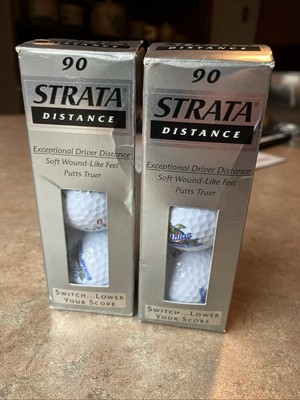 Top Flite Strata Distanced 90 3 Pack Golf Balls New Miller Brewing Company
