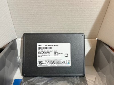 Samsung PM9A3 3.84TB PCIe Gen4x4 NVMe U.2 2.5'' MZ-QL23T8 100% Health/0h Power-On