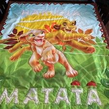 2013 Disney Lion King Toddler Comforter 42X57 Hakuna Matata