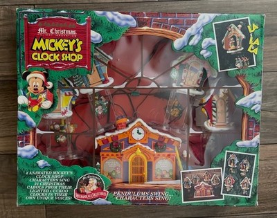 Vintage Mr Christmas Mickey's Clock Shop 1993