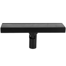 —Floor Drain Set 304 Stainless Steel Linear Rectangular Shower Drain Matte Black