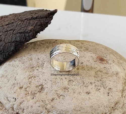 Solid Sterling Silver Band Ring, 925 Sterling Silver, Handmade Ring,  All size