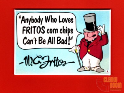 Frito Sign W.C. Fritos corn chips vintage store sign 2x3