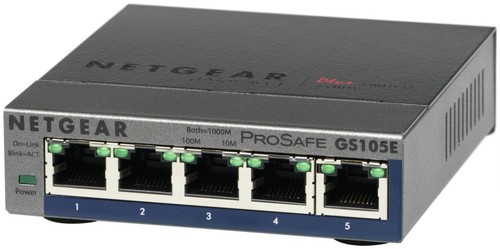 606449101522 NETGEAR GS105E-200PES network switch Managed L2/L3 Gigabit Ethernet - 第 2/4 張圖片