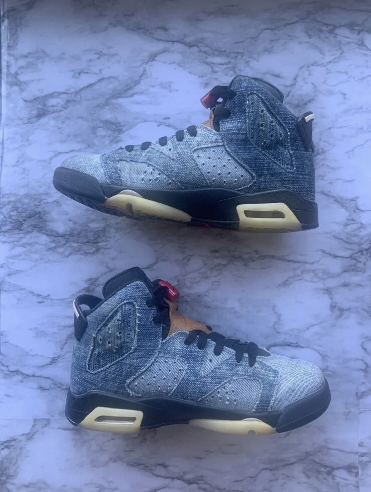 Nike Air Jordan 6 Retro ‘Washed Denim’ - Size 7y - CV5489-401