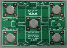 HF 4:1 Coax Remote Antenna Switch Bare PCB with Through SO239 Holes