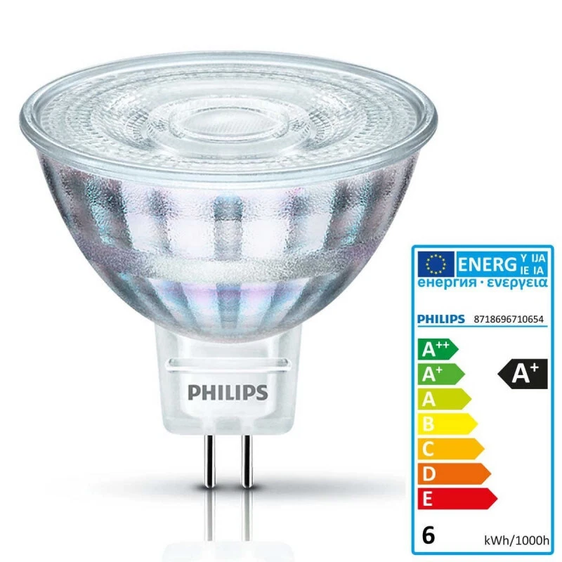 Philips LED 5W MR16 Light Bulb 12V 35W Not Dimmable 4000k Cool White - Image 4 of 4