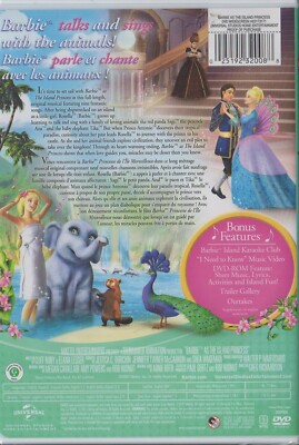 Barbie:The Island Princess(New DVD/Animated)