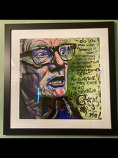 Snatch Brick Top Alan Ford "Nemesis" Original Portrait Druck 50cm x 50cm gerahmt