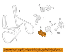 GM OEM 15-24 Camaro Cooling Belts Pulleys-Belt Tensioner 12663624