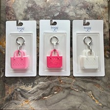 BOGG Bag Branded Tiny Tote Keychain Pink Bubbles, Watermelon, White SOLD OUT