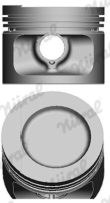 NÜRal Kolben FüR VW Golf I Cabriolet 155 1.8 19E 1G1 1.8I Cat 1H1 Audi 80 89-image
