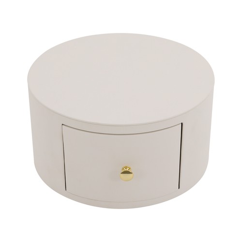 LED Nightstand Bedside Table with Drawers USB & Charging Station End Side Table - Bild 13 von 20