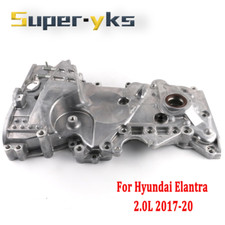 213502E740 Engine Oil Pump Timing Chain Cover For 2017-2020 Hyundai Elantra 2.0L
