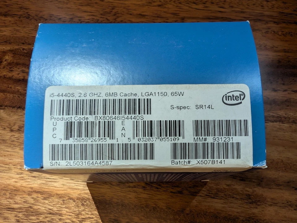 NEW IN BOX Intel Core i5-4440S BX80646I54440S SR14L 6M Cache, 3.30 GHz FREE SHIP - Image 2 of 4