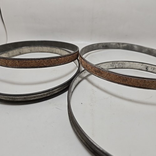 5" & 6" Metal Embroidery Spring Tension Hoop Ring with Cork Liner Vintage Retro - Picture 5 of 5