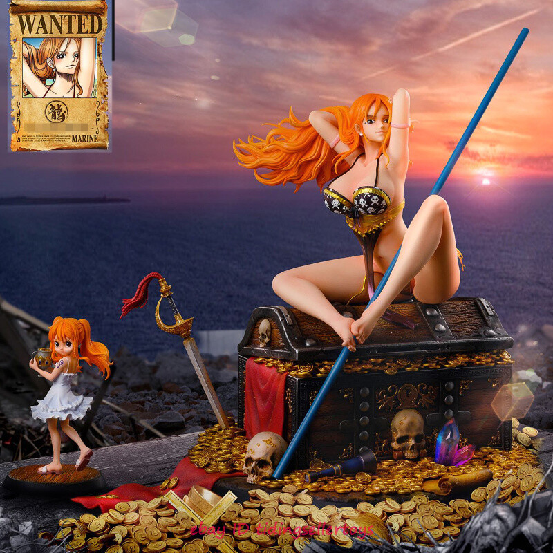 Dragon Studio One Piece Nami 1/4 Resin Figure Model Painted Statue