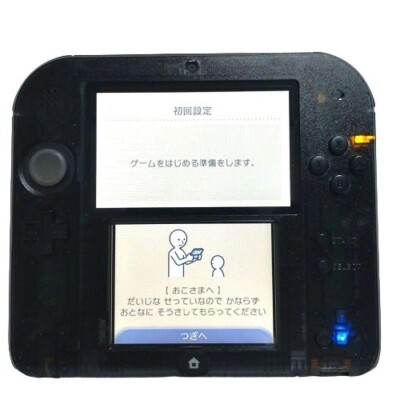 Nintendo 2DS Clear Black Console only Used tested Nintendo 2DS