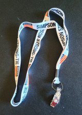 4 SIMPSON STRONG TIE LANYARDS ID DOCUMENT HOLDER UNISEX NOS 16" - U