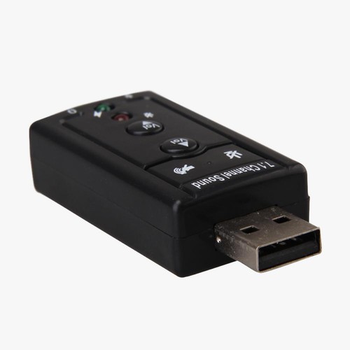 USB External 7.1 Channel CH Virtual Audio Sound Card Adapter PC FR - Photo 3/6