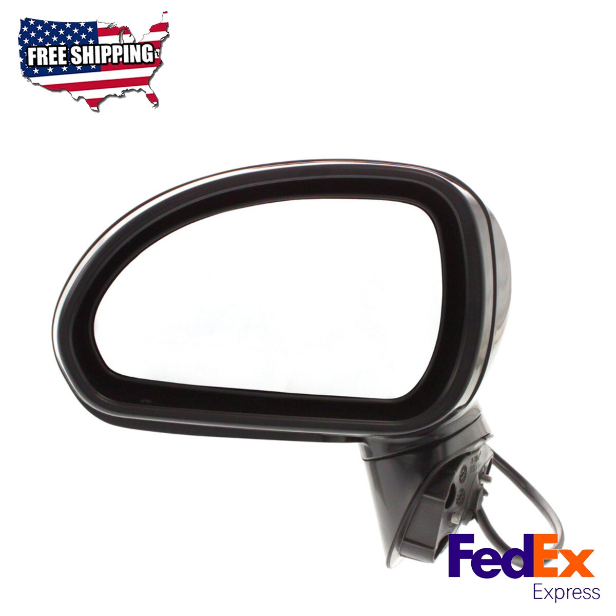 Paintable Power Mirror Glass Driver Side for 2006-2012 Mitsubishi Eclipse