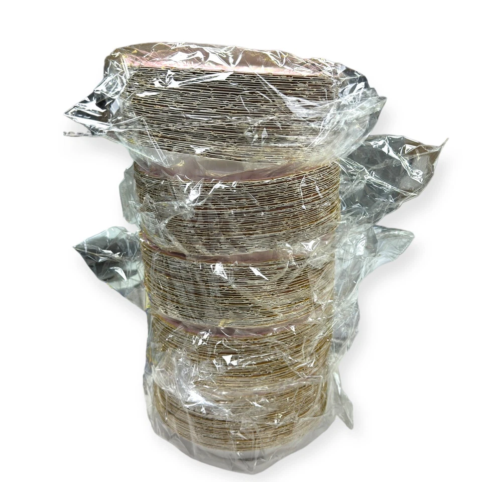 200 шт. 14 унций бумажные миски для чаепития цветочные одноразовые миски чайно-розовые - Изображение 4 из 4