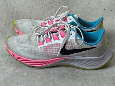 Nike Womens Air Zoom Pegasus 37 CZ7990-100 White Running Shoes Sneakers  Size