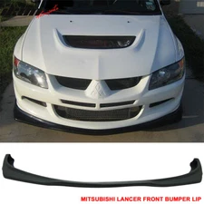 Fits 03-05 Mitsubishi Evo 8 ViII Front Bumper Lip Spoiler PU