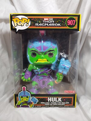 Funko Pop! Thor Ragnarok Hulk 10'' Blacklight Series #907 Target Exclusive