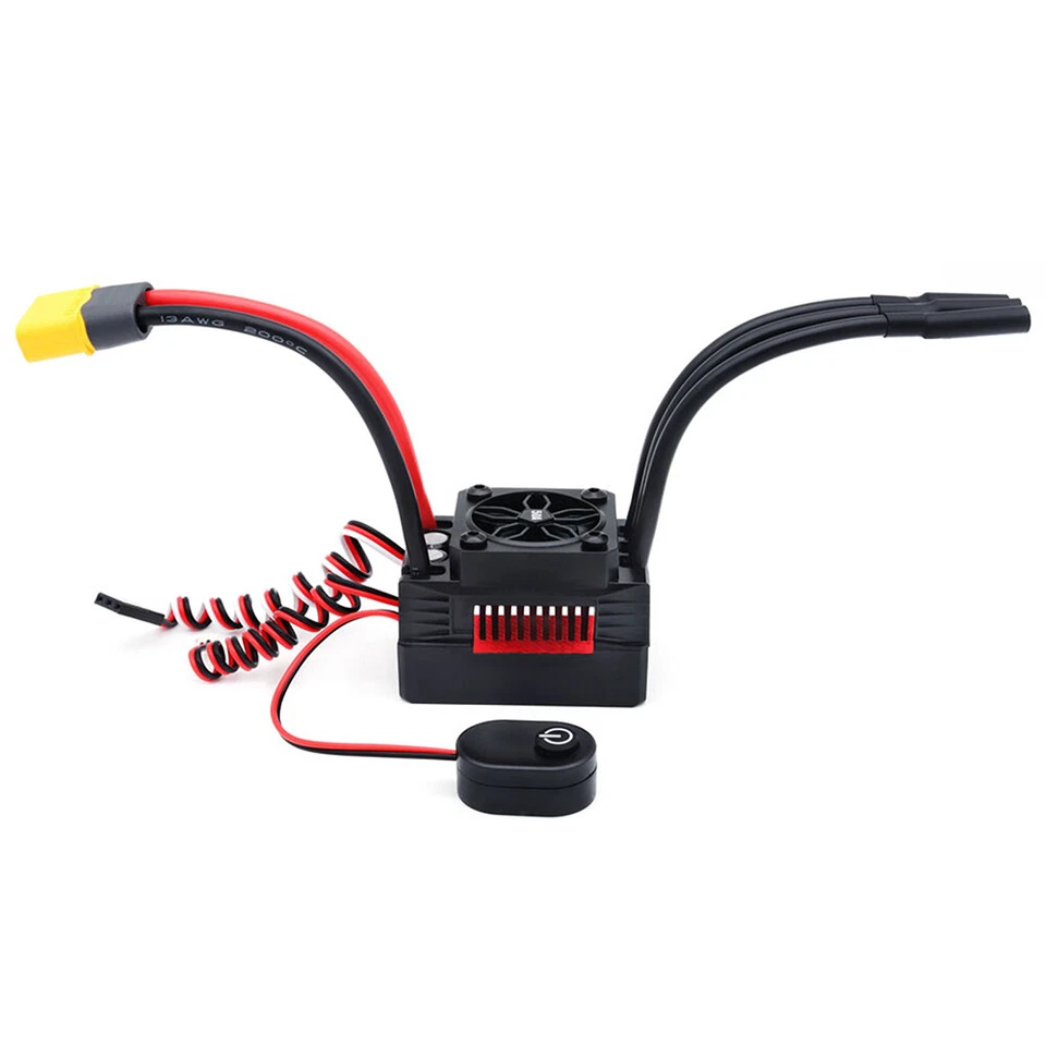 Rocket V2 Supersonic 45A 60A 80A 100A ESC Wasserdicht Bürstenlos für 1/10 RC Car - Bild 3 von 4