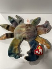 Ty Beanie Babie Claude el Cangrejo RARO con ERRORES
