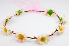 Girl Flower Leaf hair headband Tiara Wreath- CR1058